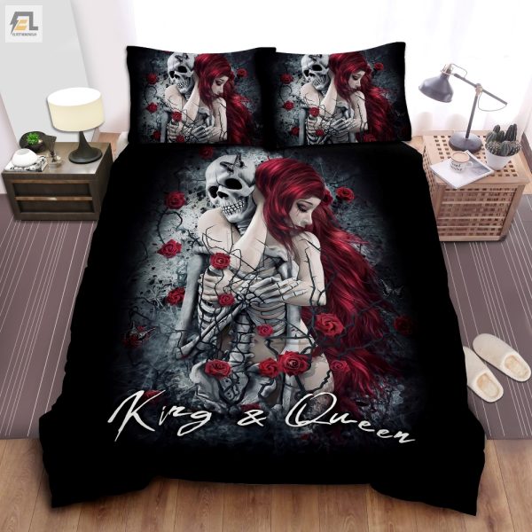 Quirky Custom Skeleton King Queen Duvet Sleep Royally elitetrendwear 1