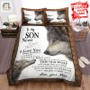 Wildly Comfy Sons Wolfthemed Duvet Dads Funny Gift elitetrendwear 1