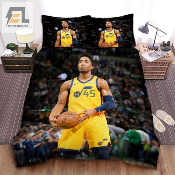 Dunk Your Bed Donovan Mitchell Duvet Cover Set elitetrendwear 1