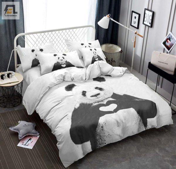 Cuddle With Pandas Cozy Quirky Duvet Cover Sets elitetrendwear 1