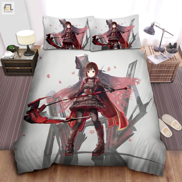 Snuggle With Ruby Comfy Quirky Rwby Redhead Duvet Set elitetrendwear 1