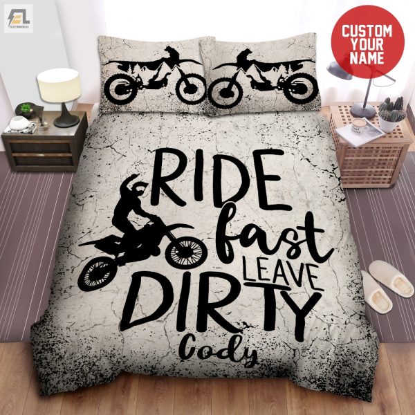 Zoom Snooze Hilarious Dirt Bike Lover Bedding Set elitetrendwear 1