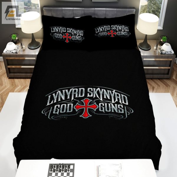 Rock Your Sleep Lynyrd Skynyrd God Guns Duvet Sets elitetrendwear 1