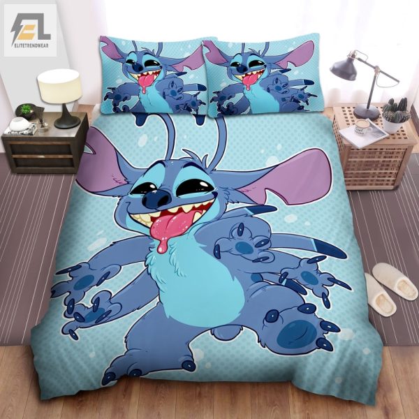 Adorable Chaos Lilo Stitch Real Form Bedding Sets elitetrendwear 1