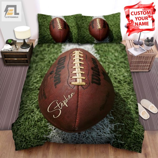 Score Big In Bed Funny Football Duvet Sets For Comfort elitetrendwear 1