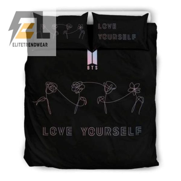 Cuddle With Bts Love Yourself Pillow Duvet Comfy Quirky elitetrendwear 1