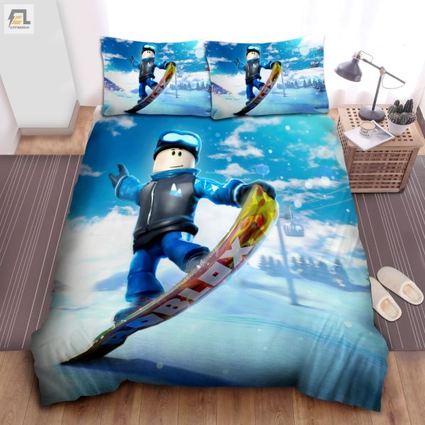 Comfy Quirky Skiing Characters Duvet Sets For Fun Sleep elitetrendwear 1