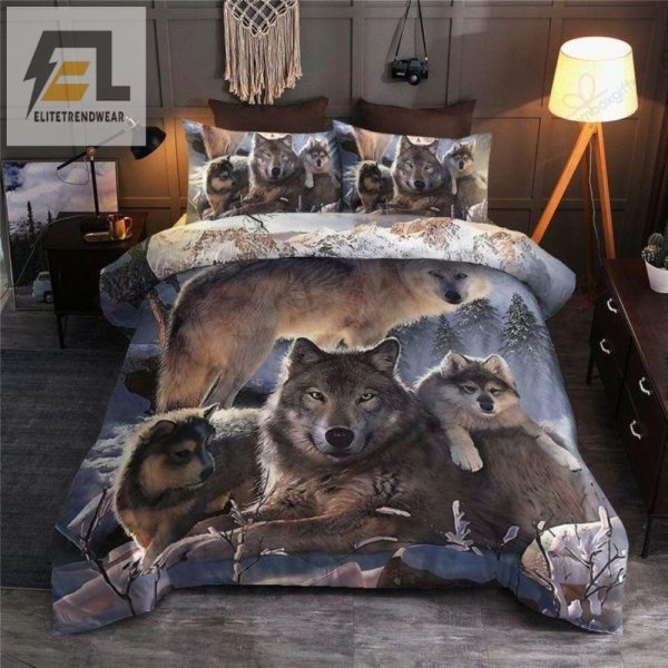 Cozy Wolf Pack Bedding Unleash A Howlarious Nights Sleep elitetrendwear 1