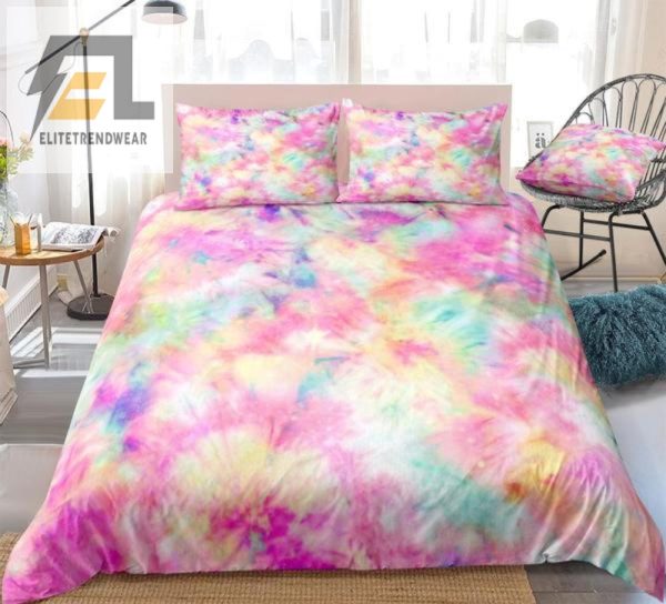 Sleep Tight Pink Tie Dye Duvet Sets For Fun Dreams elitetrendwear 1