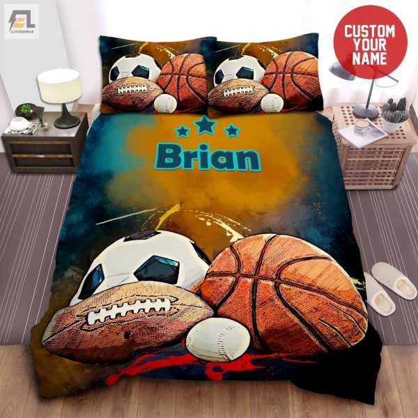 Sleep Like A Champ Custom Sport Ball Duvet Covers elitetrendwear 1