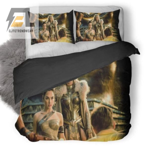 Sleep Like A Superhero Wonder Woman Cozy Bedding Set elitetrendwear 1