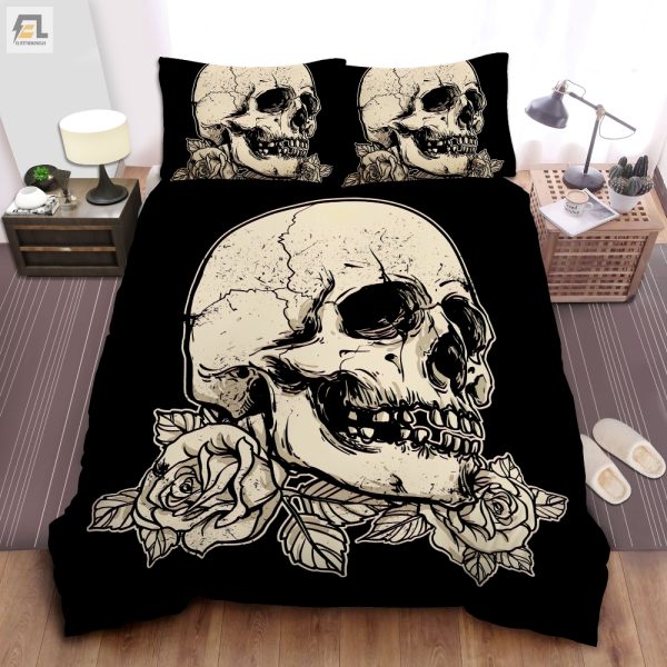 Snm Hilarious Cracked Skull Duvet Comfort Meets Quirkiness elitetrendwear 1