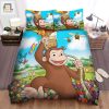 Swing Into Cozy Fun Curious George Spring Duvet Sets elitetrendwear 1