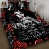 Quirky Skull Girl Duvet Set Comfy Bedding With Attitude elitetrendwear 1