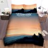 Sleep In The Sunset Smoky Mountains Duvet Set Giggles elitetrendwear 1