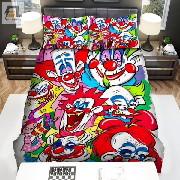 Killer Klowns Duvet Comfy Quirky Outofthisworld Bedding elitetrendwear 1