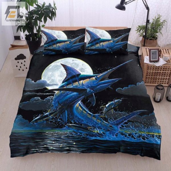 Sleep Like A Fish Hilarious Swordfish Duvet Sets elitetrendwear 1