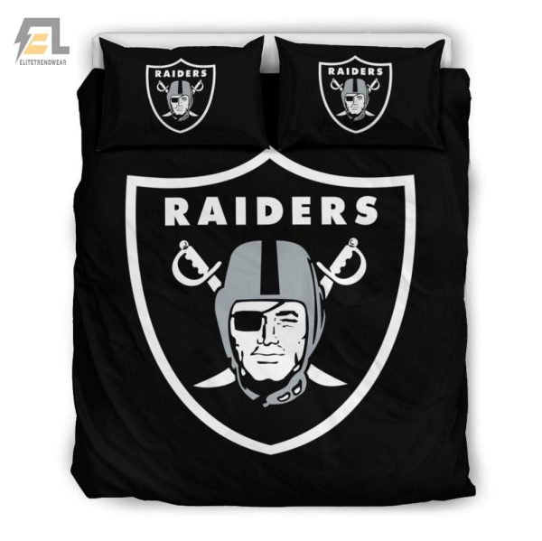 Sleep Like A Raider Comfy Oakland Raiders Bed Sets elitetrendwear 1