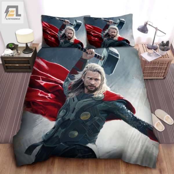 Sleep Like A God Thor Thunder Duvet Set Comfortable Fun elitetrendwear 1