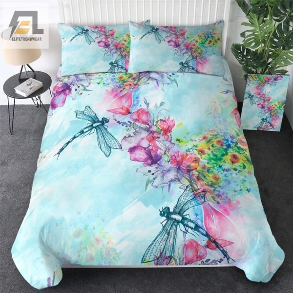 Snuggle Up With Dragonflies Comfy Garden Duvet Bedding Sets elitetrendwear 1