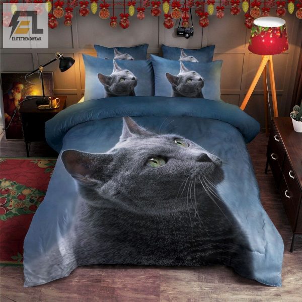 Snuggle With A Russian Blue Purrfectly Comfy Duvet Sets elitetrendwear 1