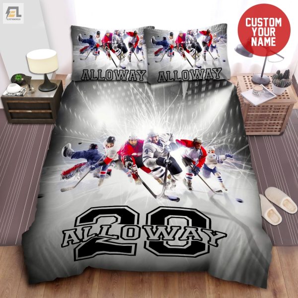 Sleep Like A Pro Custom Hockey Duvet Sets elitetrendwear 1