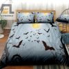 Spooky Snuggle Comfy Bats Halloween Duvet Cover Set elitetrendwear 1