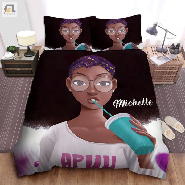 Comfy Custom Personalized Duvet For Boss Black Queens elitetrendwear 1