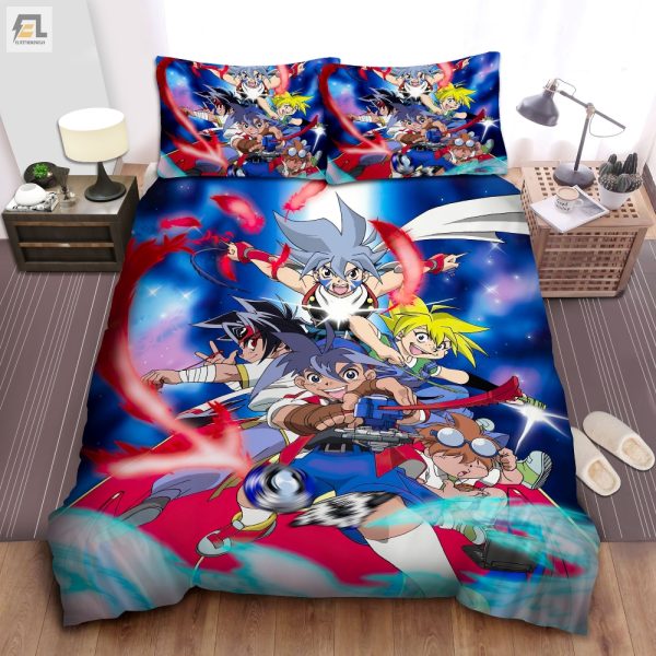 Sleep Like A Blader Funny Beyblade Gen 1 Bedding Set elitetrendwear 1