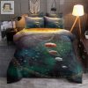 Snuggle With Saturn Comfy Cosmic Duvet Cover Set elitetrendwear 1