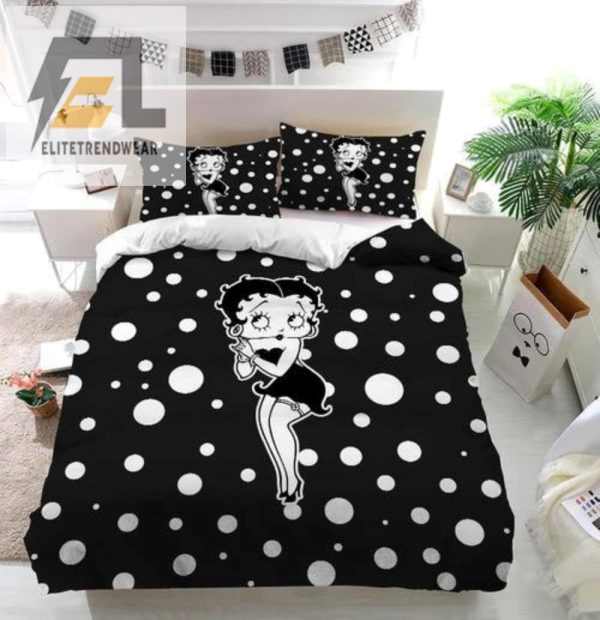 Betty Boop Dot Duvet Comfort With A Classic Wink elitetrendwear 1