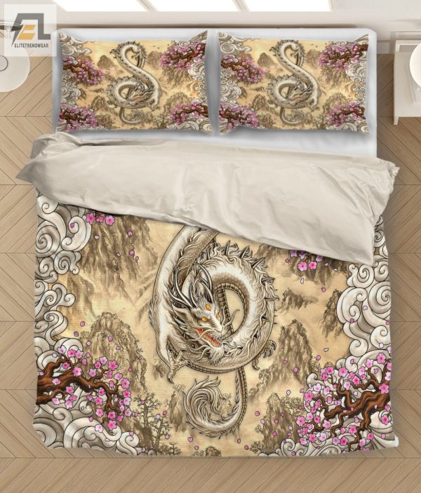 Snuggle With Dragons Comfy Quirky Music Duvet Sets elitetrendwear 1