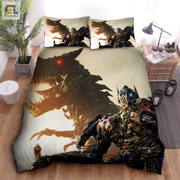 Epic Sleep Transformers Vs. Dinos Bedding Set Extravaganza elitetrendwear 1