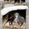 Gallop Into Dreams Comfy Horse Duvet Cover Set elitetrendwear 1