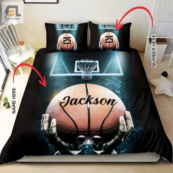 Dream Dunk Bedding Personalized Court Duvet Sets For Hoopers elitetrendwear 1