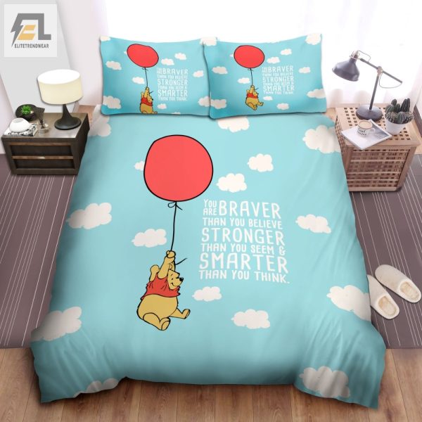 Whimsical Pooh Balloon Duvet Cozy Cute Quirky Bedding elitetrendwear 1