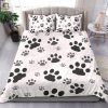 Purrrfectly Cozy Cat Paw Print Bedding Nap Like A Feline elitetrendwear 1