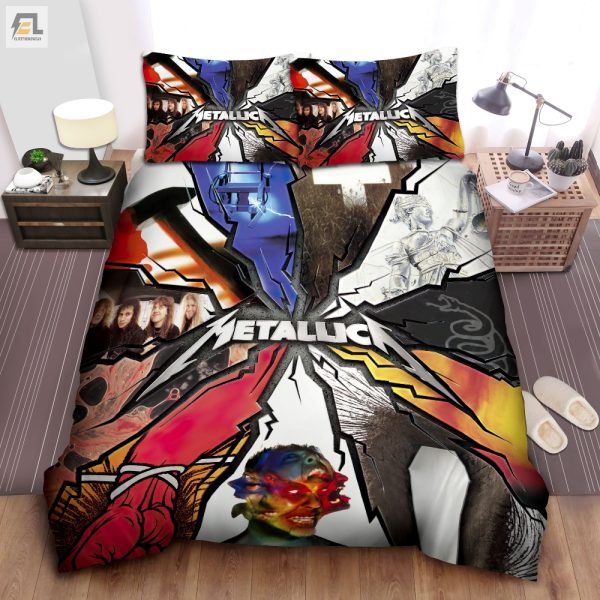 Rock Out In Bed Metallica Album Covers Duvet Set elitetrendwear 1