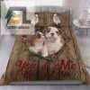 Snuggle Buddies English Bulldog Duvet Set Cozy Hilarious elitetrendwear 1