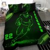 Score Big Funny Personalized Football Lover Duvet Cover Set elitetrendwear 1