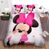 Snuggle Up With Minnie Cute Pink Bow Duvet Cover Set elitetrendwear 1