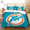 Dive Into Dreams Miami Dolphins 3D Duvet Sets elitetrendwear 1