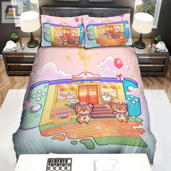 Dreamy Nooks Cranny Comfy Animal Crossing Bedding Sets elitetrendwear 1