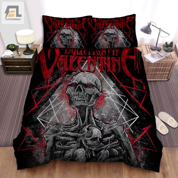 Rock On In Comfort Bullet For My Valentine Skeleton Duvets elitetrendwear 1