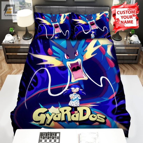 Sleep With Your Gyarados Funny Custom Name Duvet Sets elitetrendwear 1