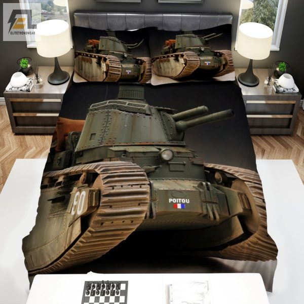 Sleep Like A General Char Tank Duvet Set For History Buffs elitetrendwear 1