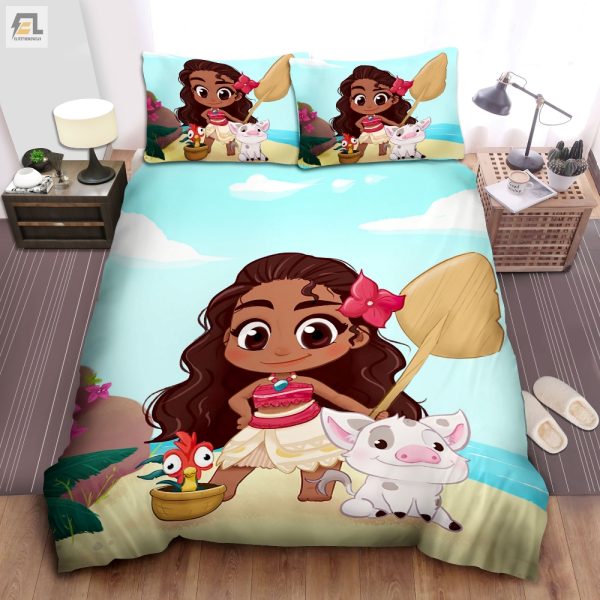 Moana Friends Chibi Bed Set Dream In Disney Delight elitetrendwear 1