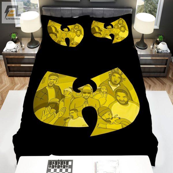 Wutang Clan Cartoon Duvet Cozy Hilariously Hip Bedding elitetrendwear 1