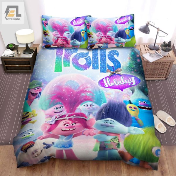 Trolls Holiday Duvet Sets Cozy Quirky Fun Bedding elitetrendwear 1