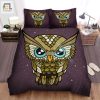 Sleep Wild Hilarious Angry Brown Owl Duvet Set elitetrendwear 1